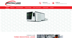 Desktop Screenshot of industriallaser.com.au